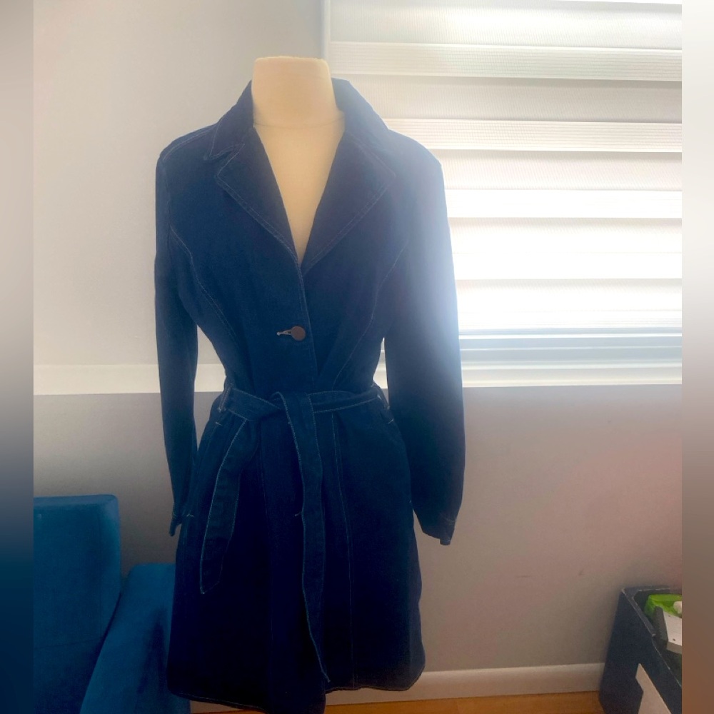 Jean Trench Coat
